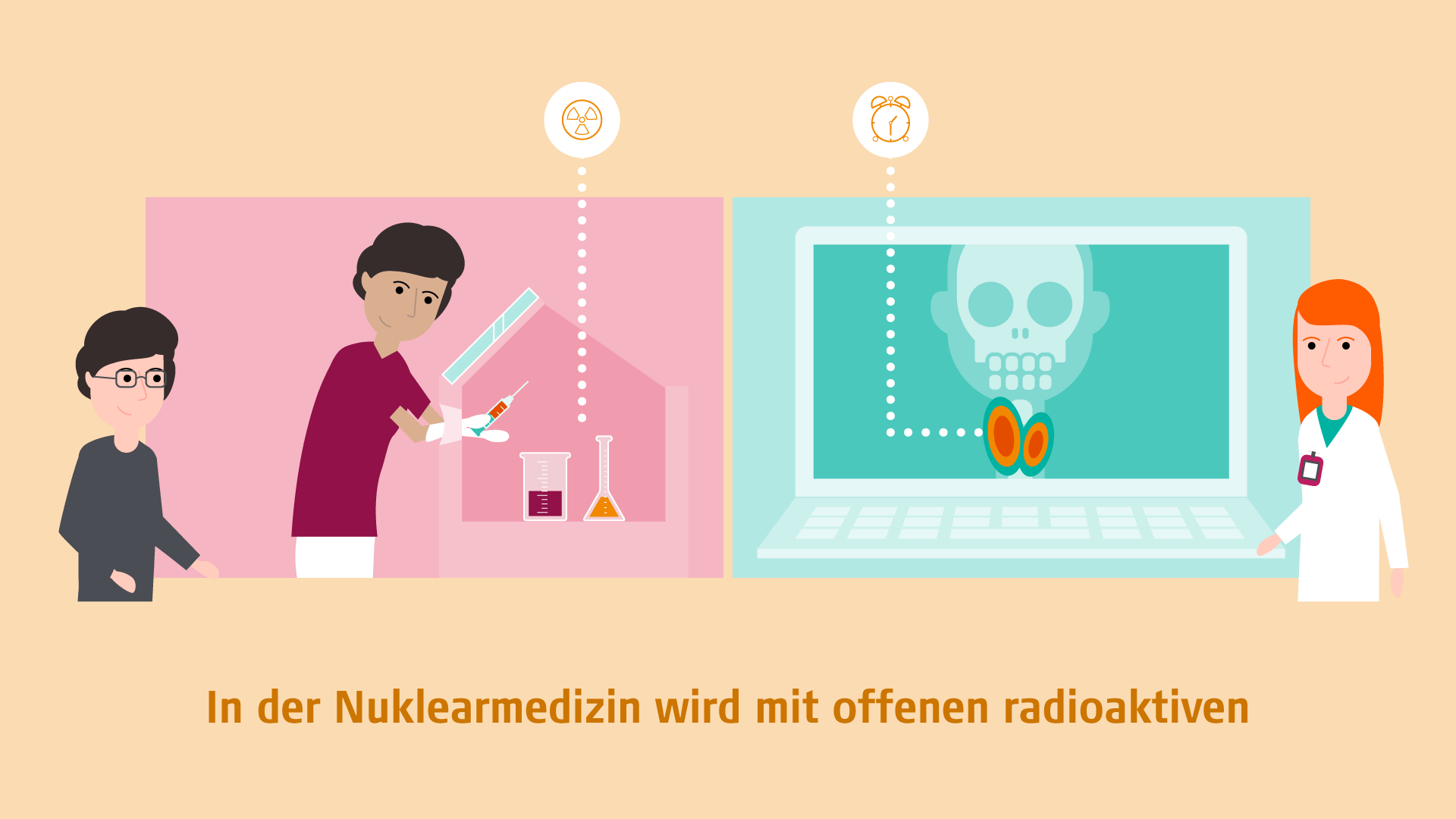 Videoscreenshot of Explaining Video for the study course "Radiology Technology"