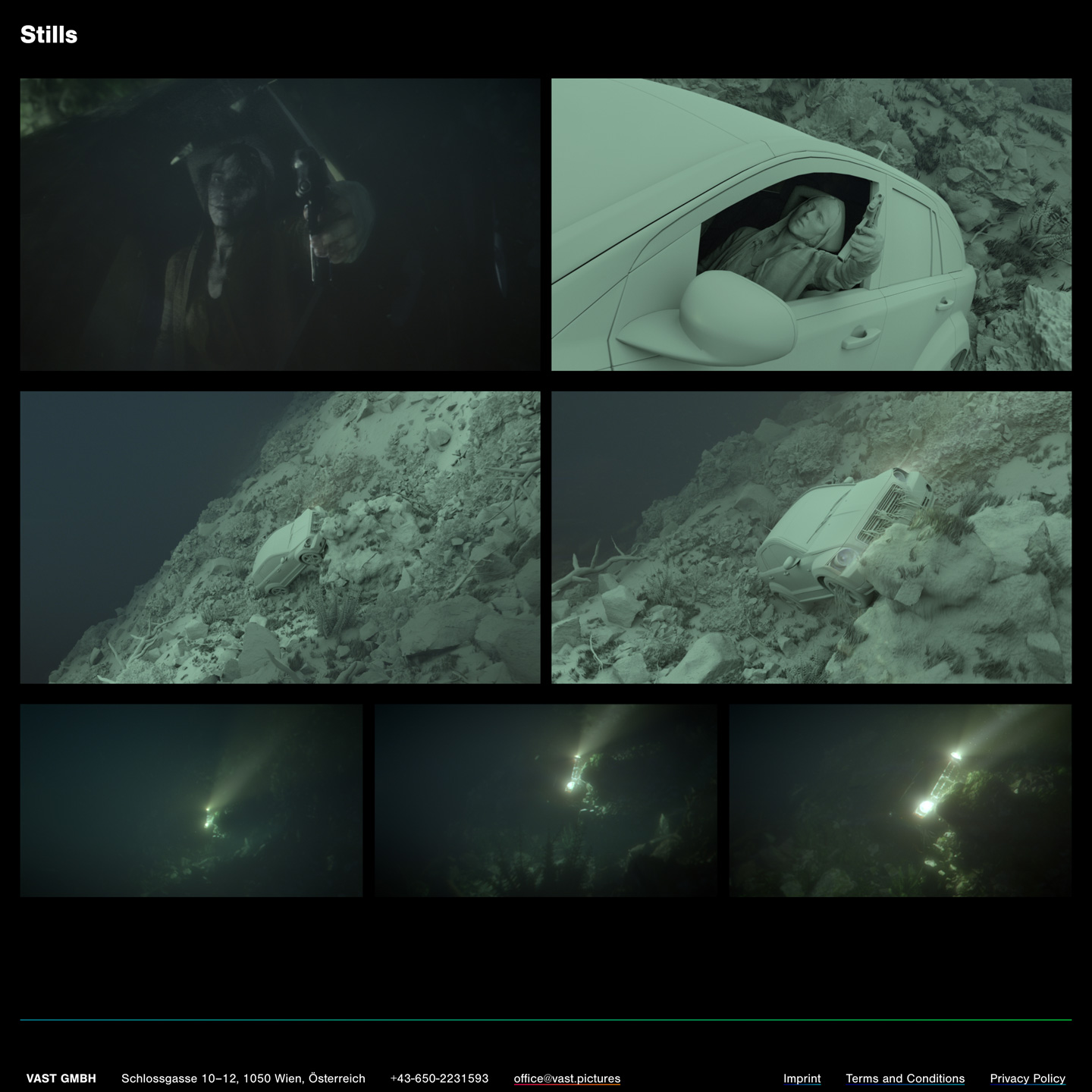 Website vast.pictures – Screenshot of project page Website vast.pictures – Screenshot of project page