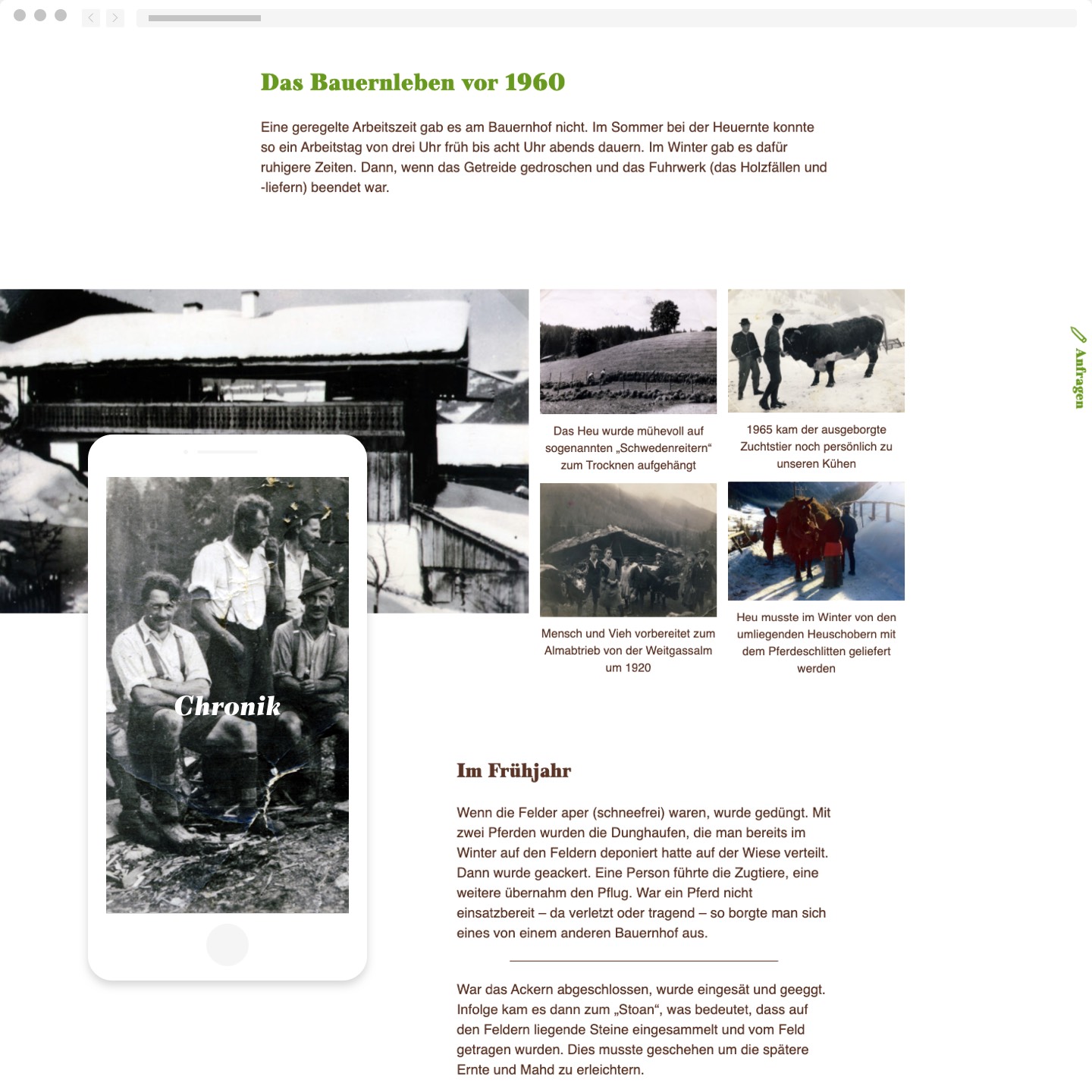 astlehen.at – Chronicle astlehen.at – a screenshot of the chronicle page