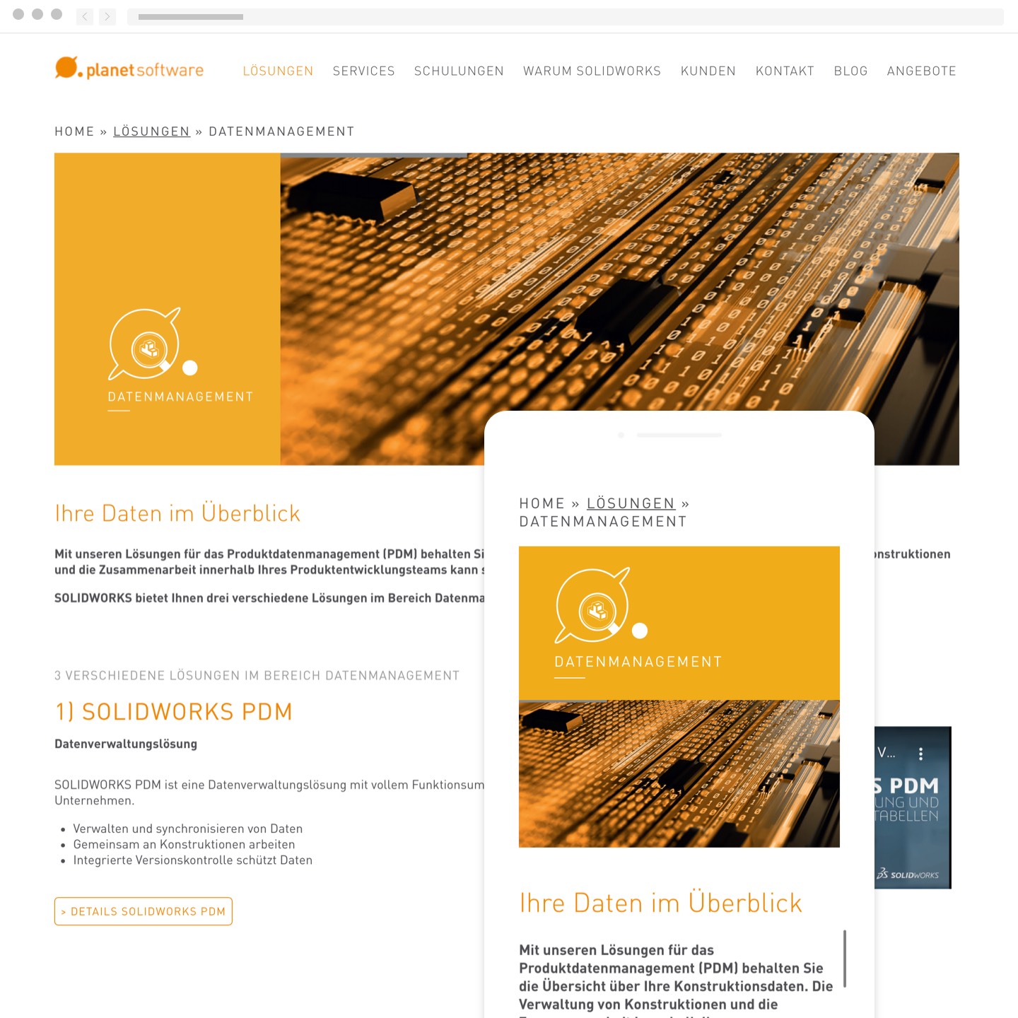 product page design for cad.at product page design for cad.at