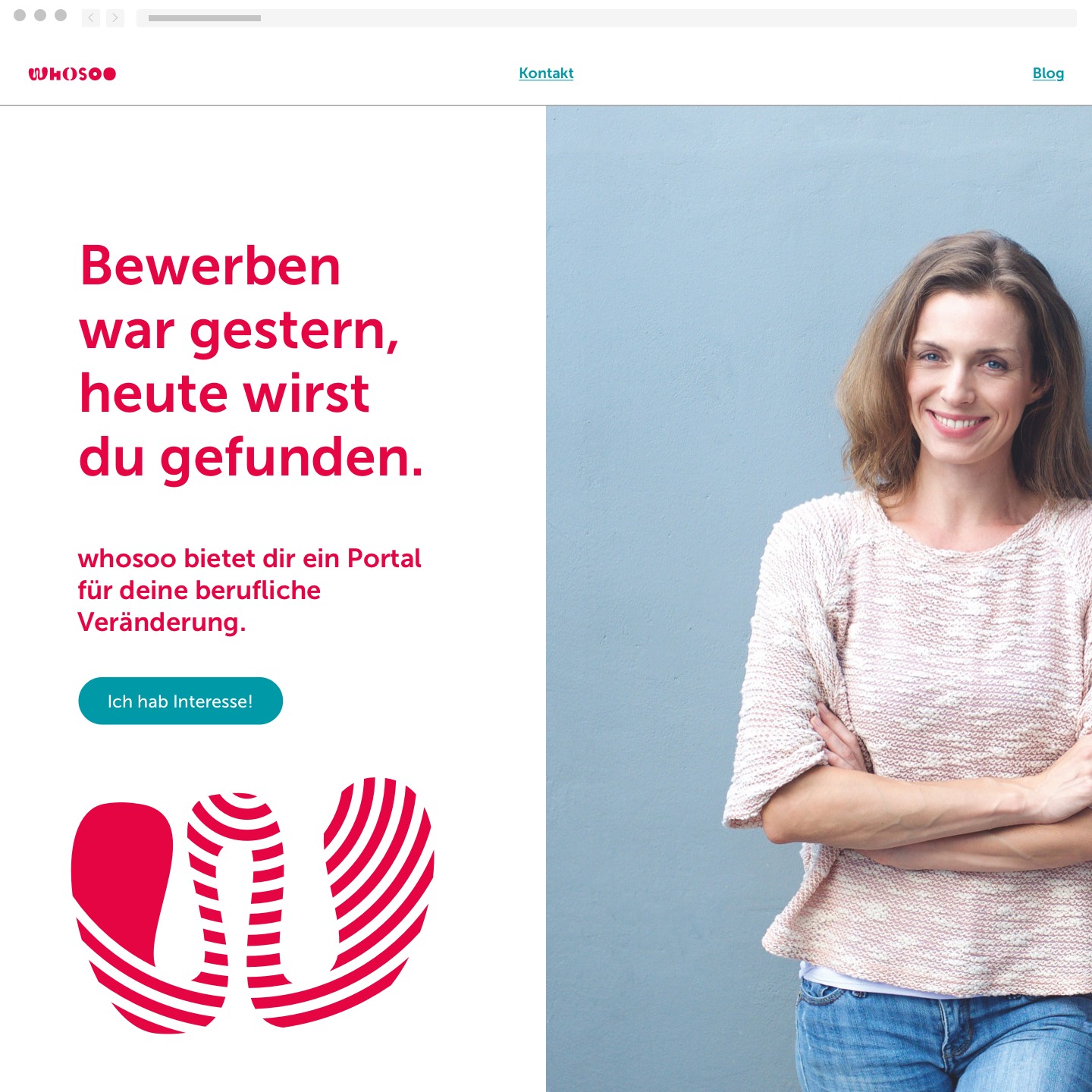 Website design for whosoo – homepage Website design for whosoo – homepage